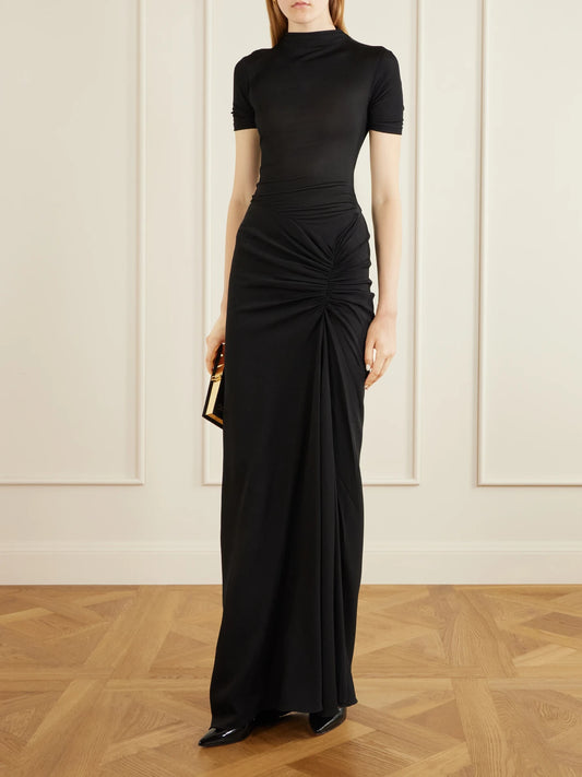 Image of Heels. Product name - Lorenzo 105 Patent-leather Pumps in Black colour by brand - Jennifer Chamandi