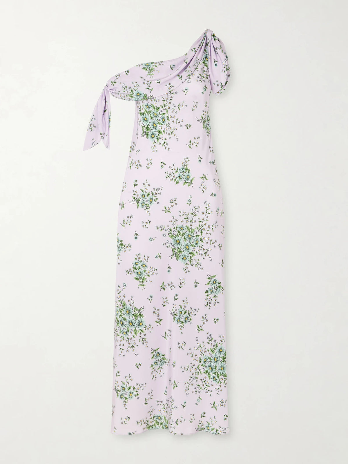Rodarte Floral-print Silk-crepe Midi Dress