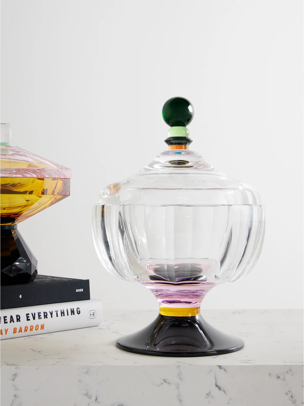 Image of Decor. Product name - Decadent Crystal Jar in Multi colour by brand - Reflections Copenhagen