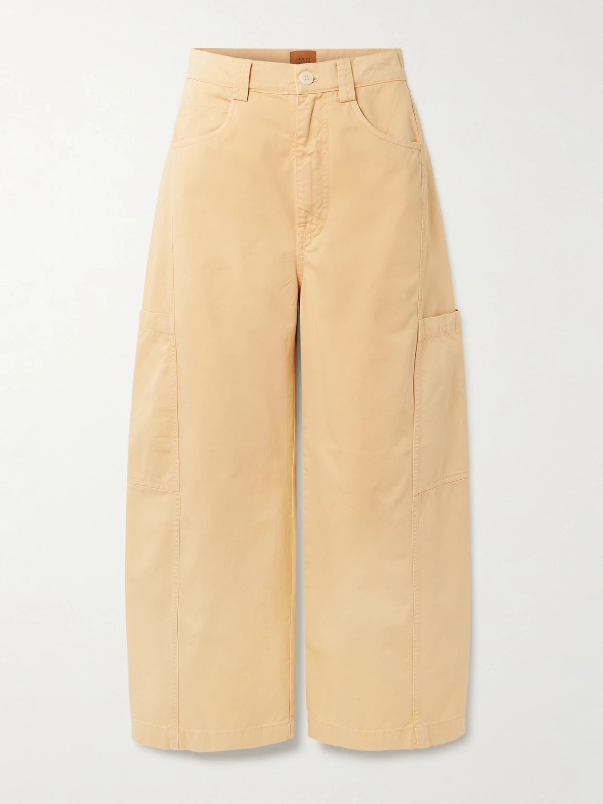 The Crop Painter Cropped Mid-rise Wide-leg Jeans