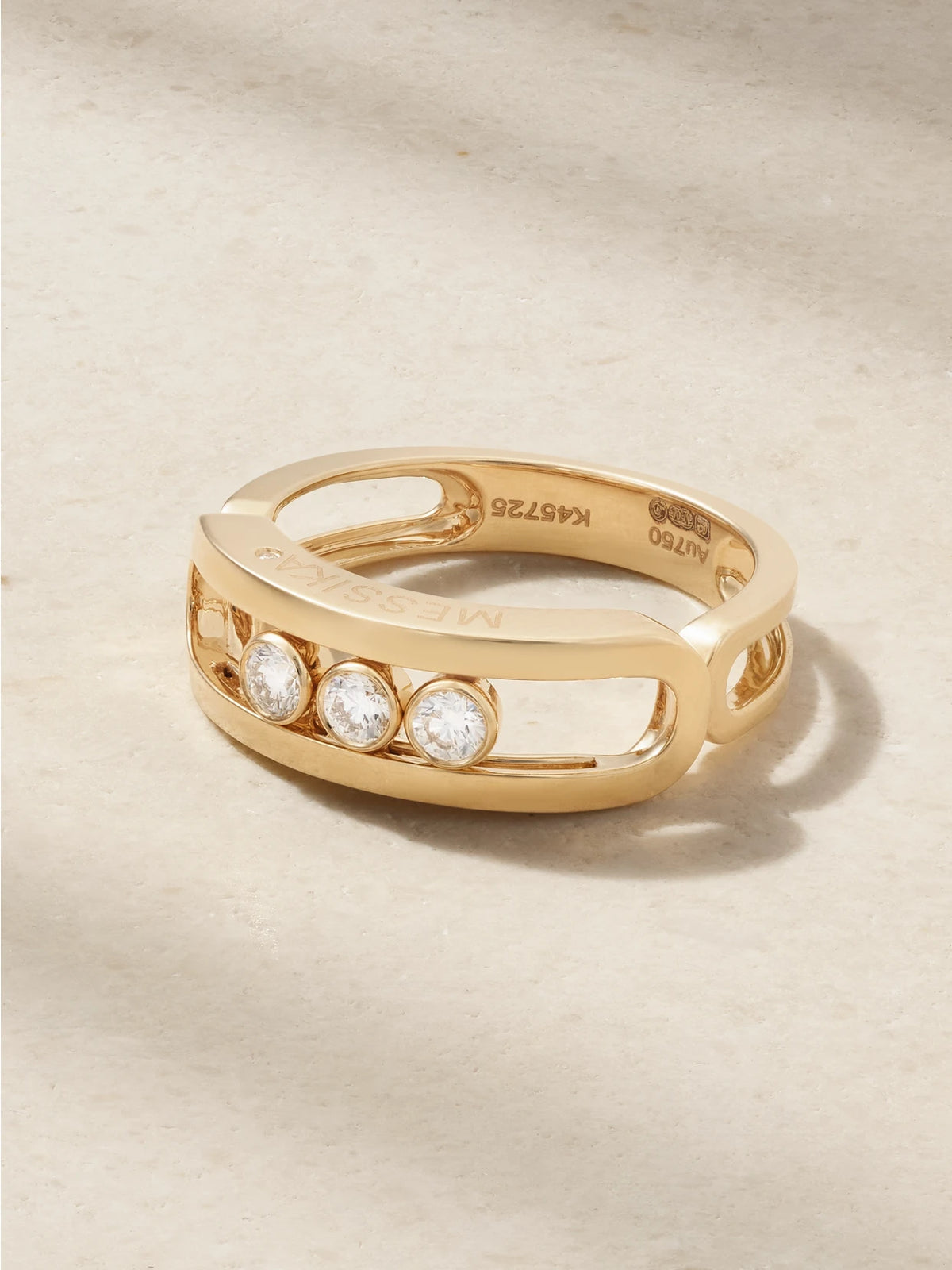 Move Classique 18-karat Gold Diamond Ring