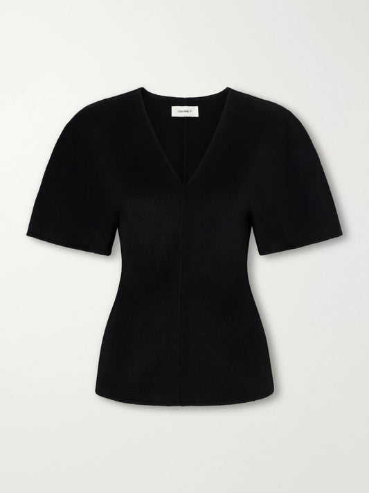 LISA YANG Wool And Cashmere-blend Blouse