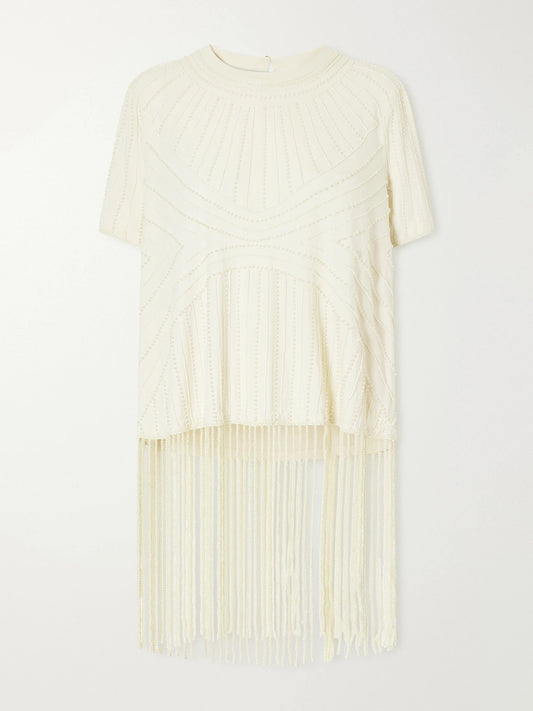 Sea Carlotta Embellished Cotton Blouse