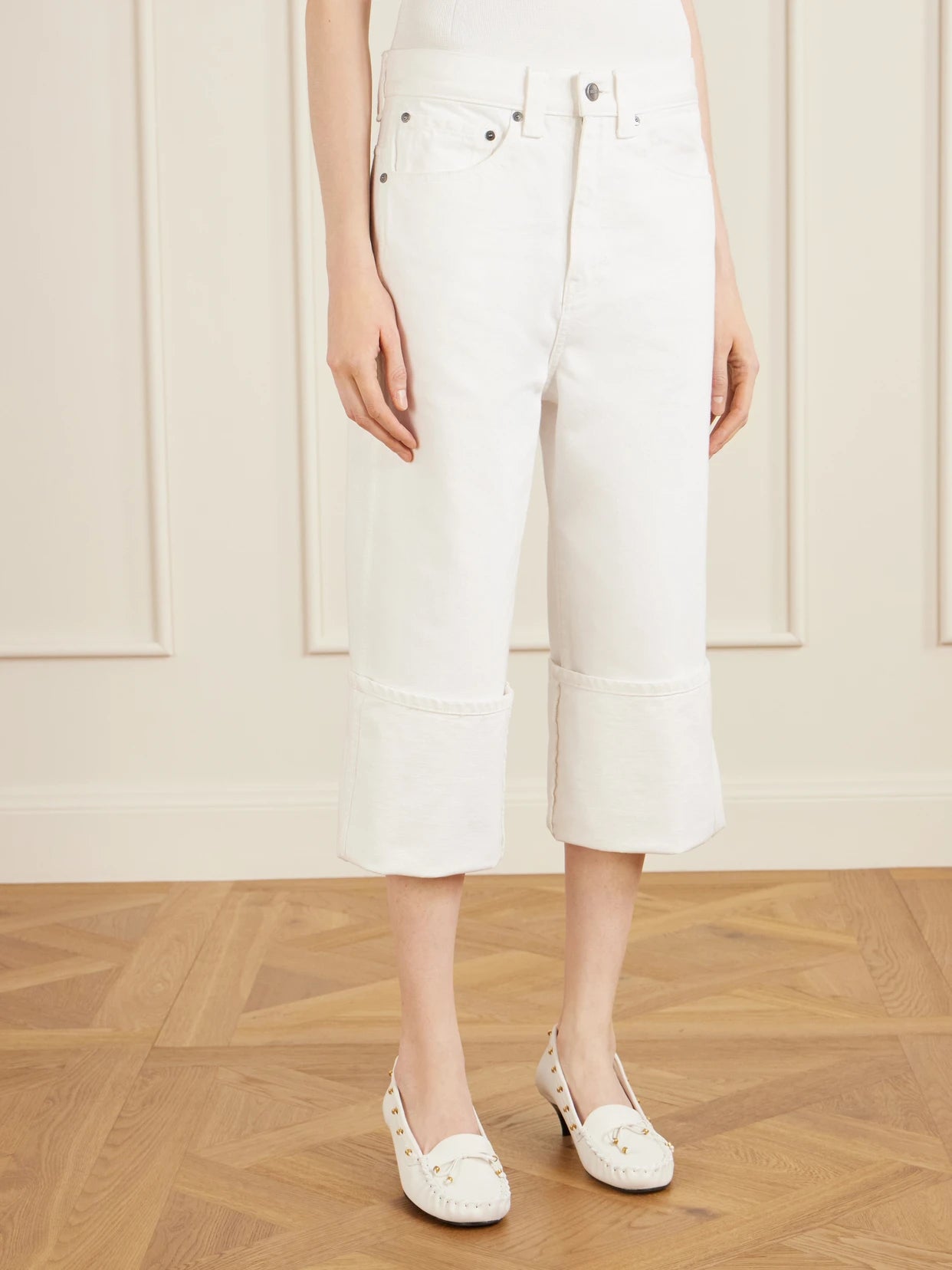 Boyle Cropped Low-rise Straight-leg Jeans