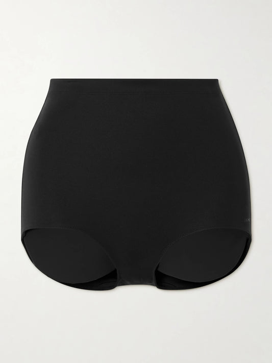 Image of Lingerie. Product name - Skims Body Butt Enhancing Padded Briefs - Onyx in Black colour by brand - SKIMS