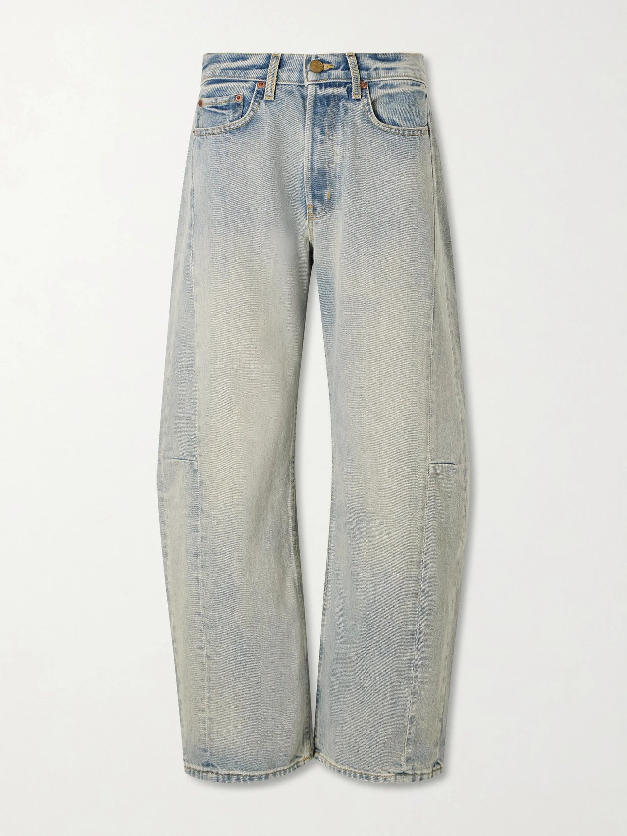 Slim Lasso High-rise Wide-leg Jeans