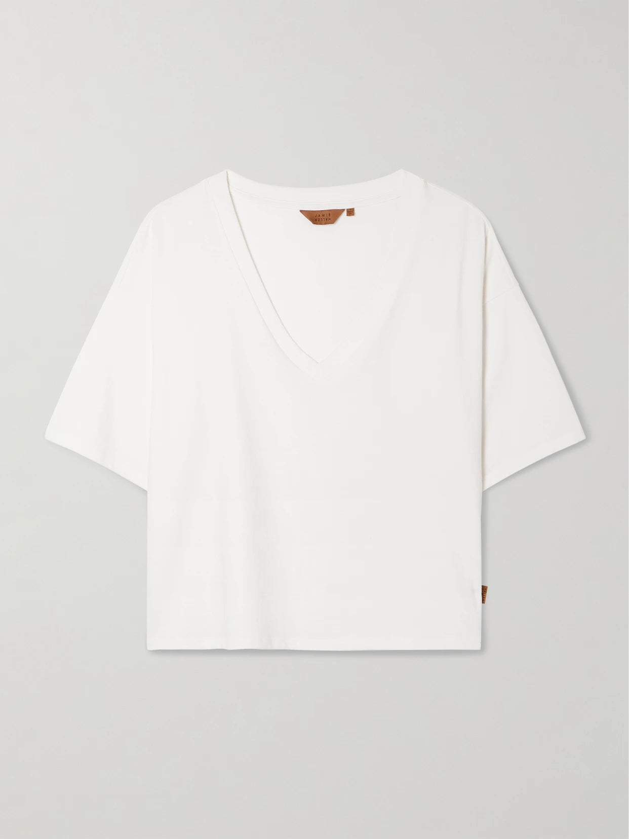 The V Tee Oversized Cotton-jersey T-shirt