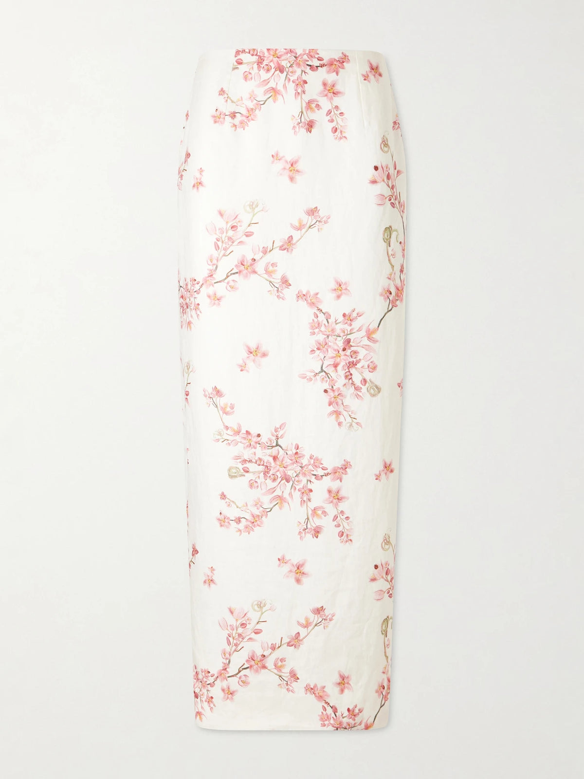 Agua by Agua Bendita Lirica Cauca Floral-print Linen Maxi Skirt