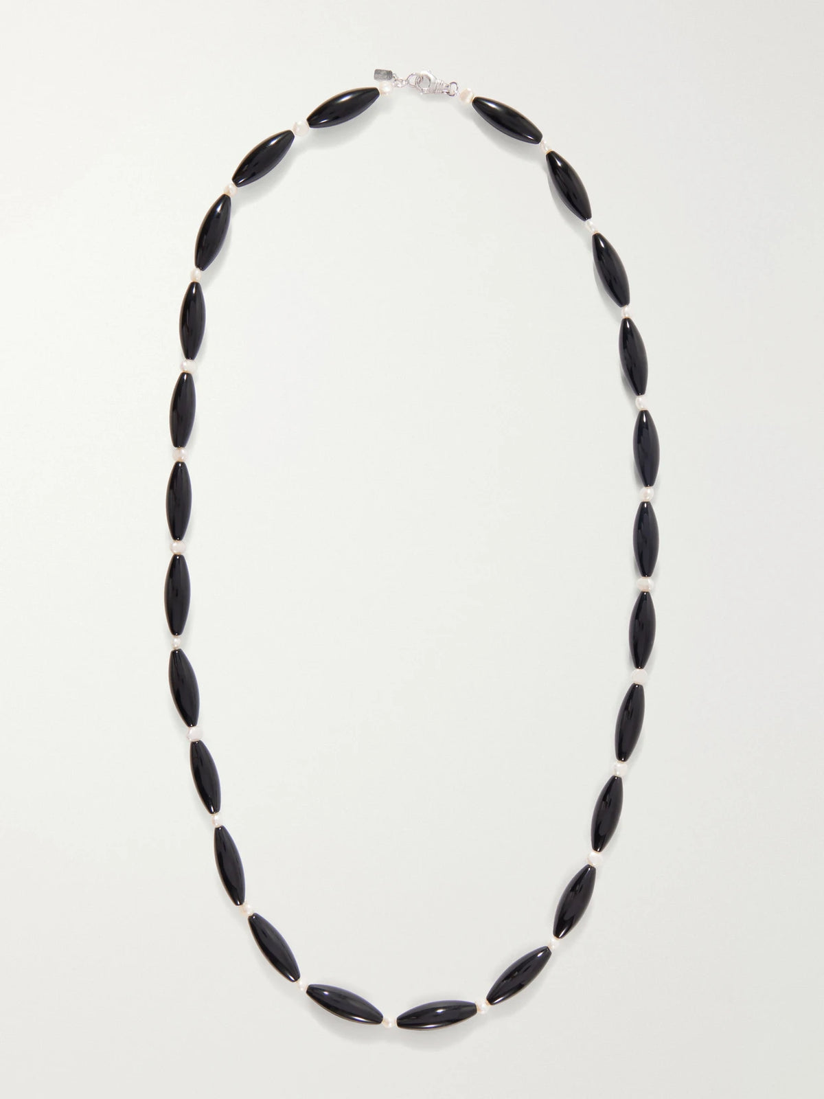 Le Sundial Nives Mother-of-pearl And Sterling Silver Necklace