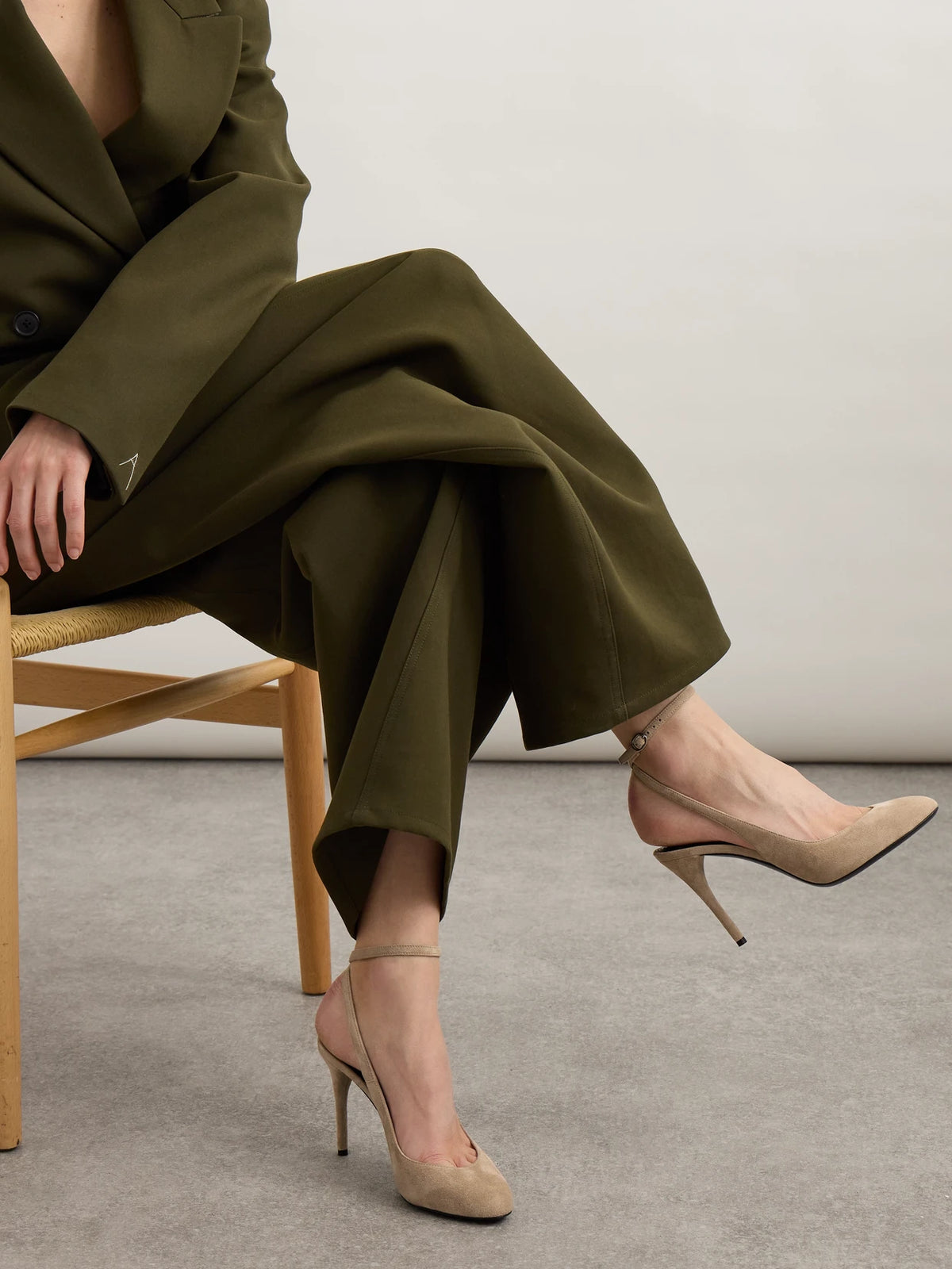 Suede Pumps