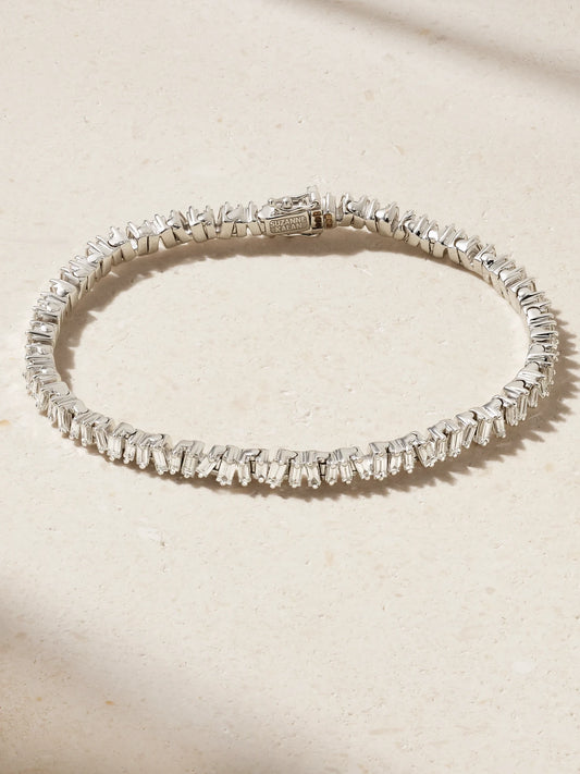 18-karat White Gold Diamond Tennis Bracelet