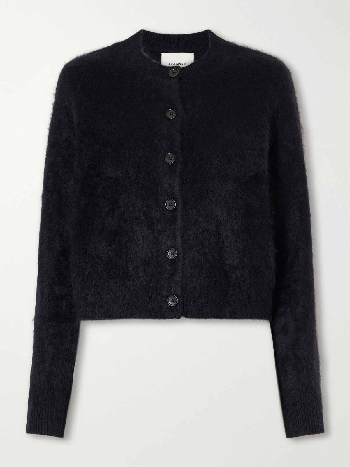 LISA YANG Azalea Brushed-cashmere Cardigan