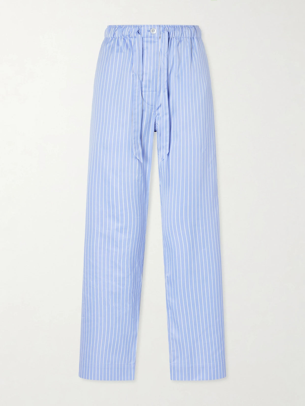 TEKLA Sateen Striped Cotton-poplin Pajama Pants