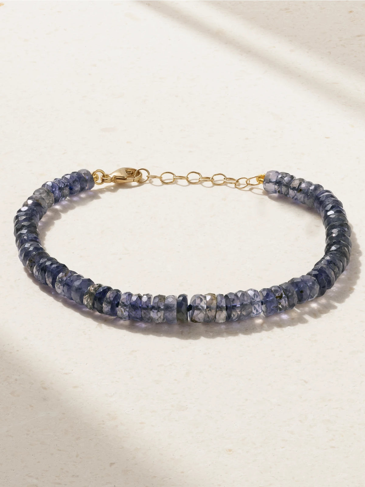 Gold Iolite Bracelet
