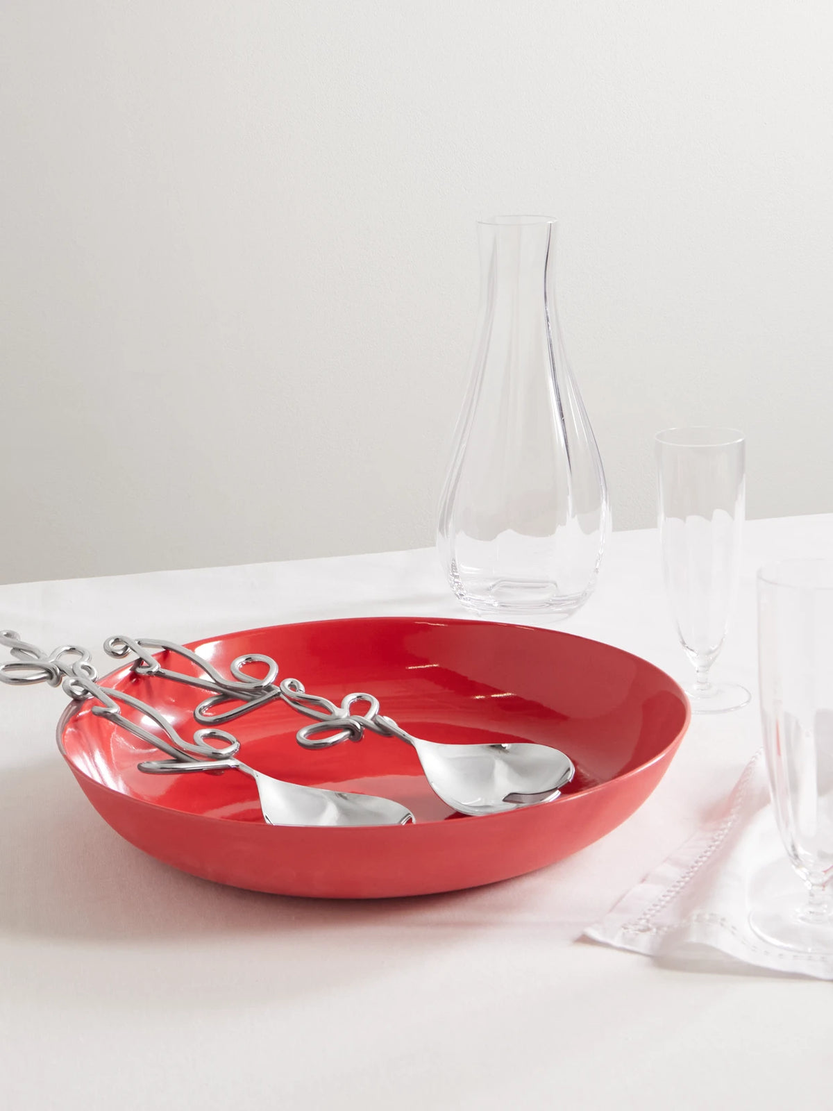 Image of Tableware. Product name - Stainless Steel Salad Servers in Silver colour by brand - Completedworks