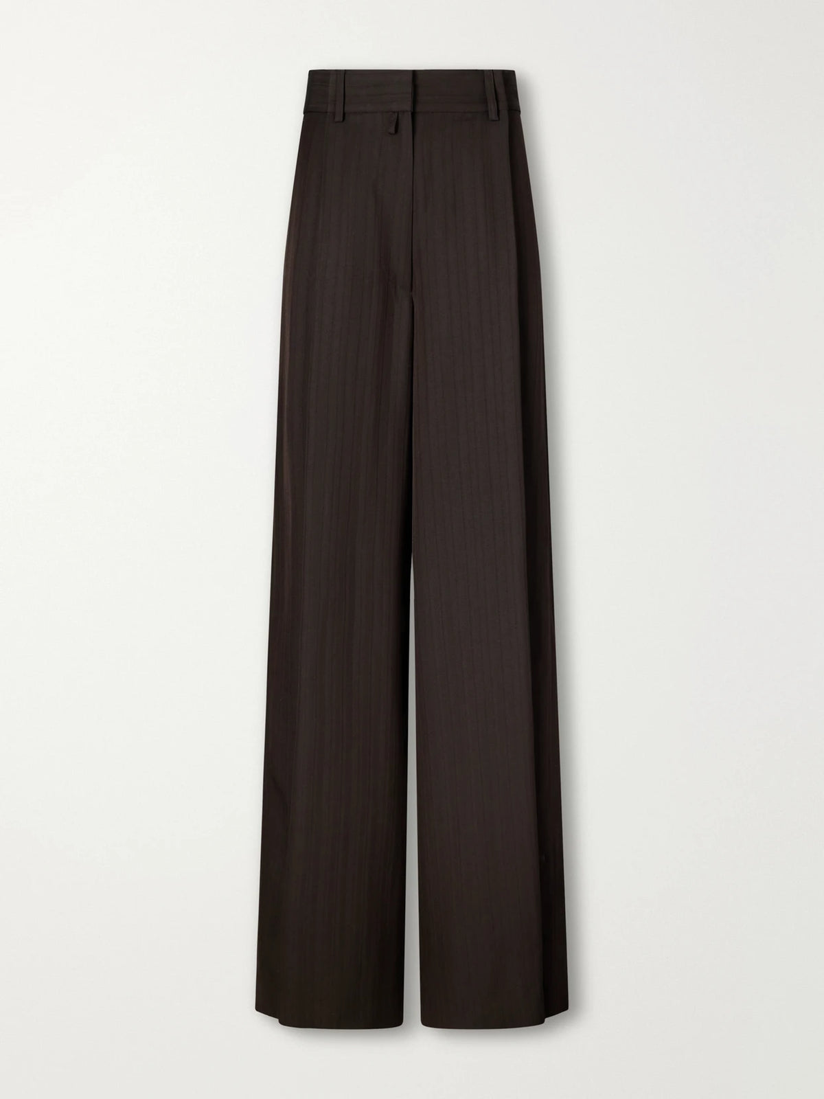 Dries Van Noten Pinstriped Crepe Wide-leg Pants