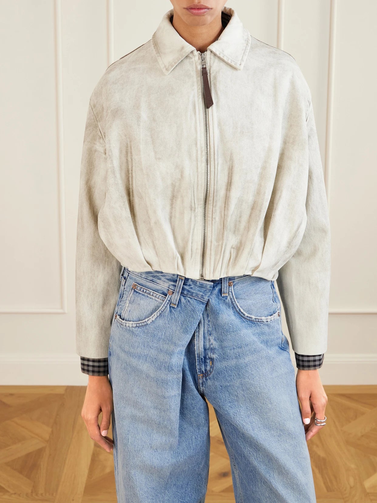 Cotton-twill Bomber Jacket