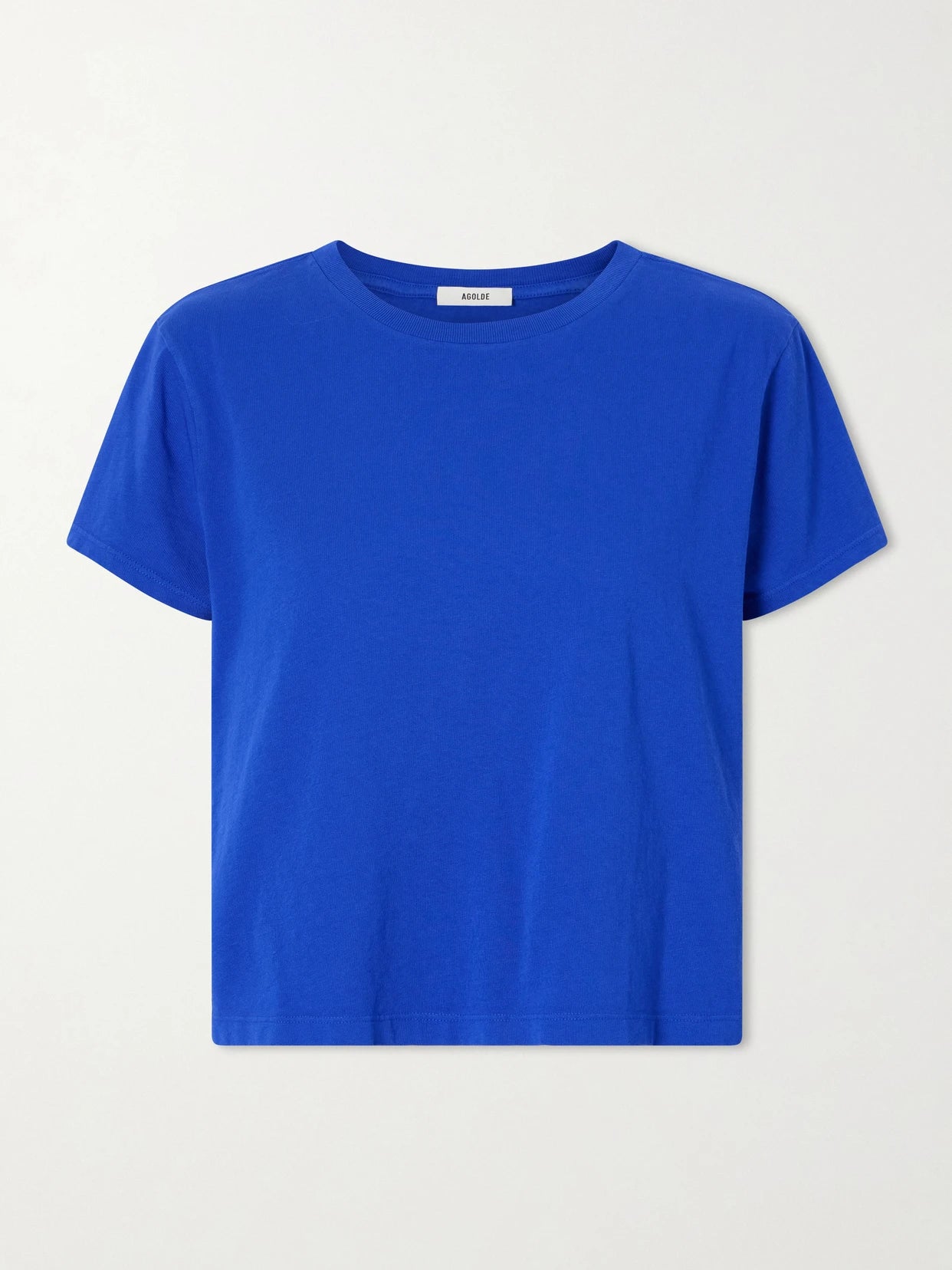 Adine Cropped Organic Cotton-jersey T-shirt