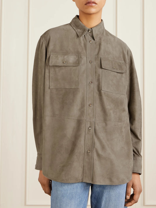 Suede Overshirt