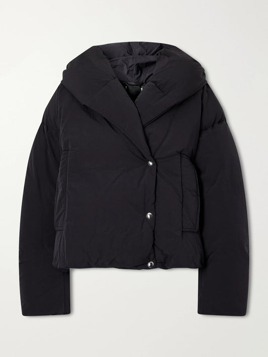 Sportmax Vodka Hooded Cropped Shell Down Jacket