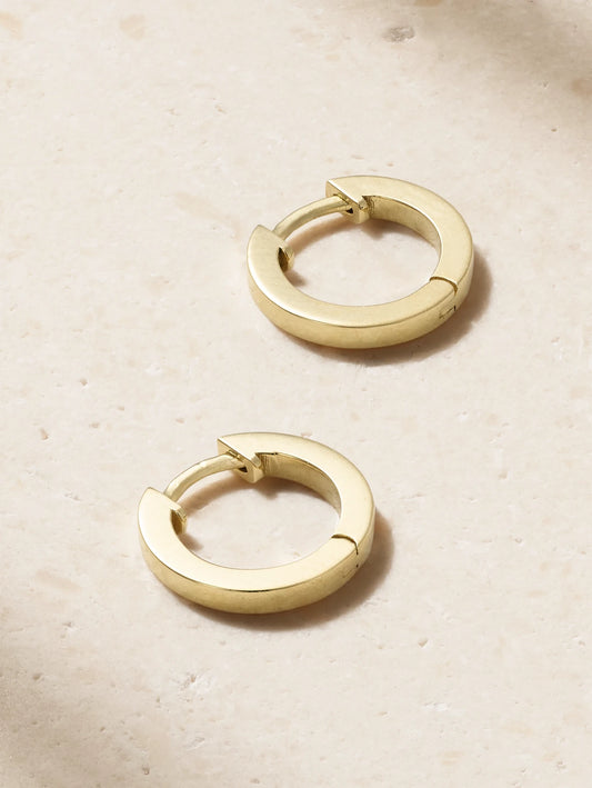 Small Huggies 18-karat Gold Hoop Earrings