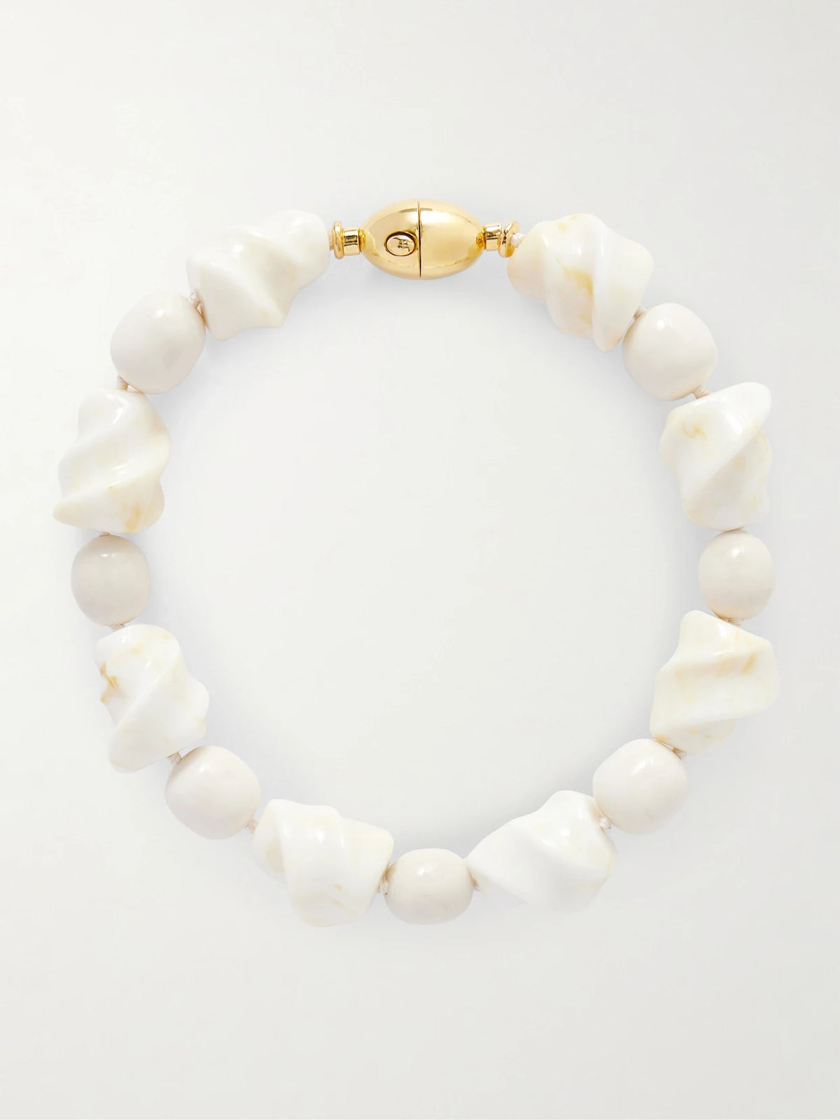 Salamanca Gold-tone Porcelain Beaded Choker