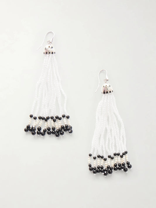 Odette Silver Multi-stone Earrings