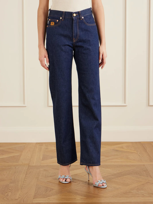 BLAZÉ Milano Mid-rise Straight-leg Jeans