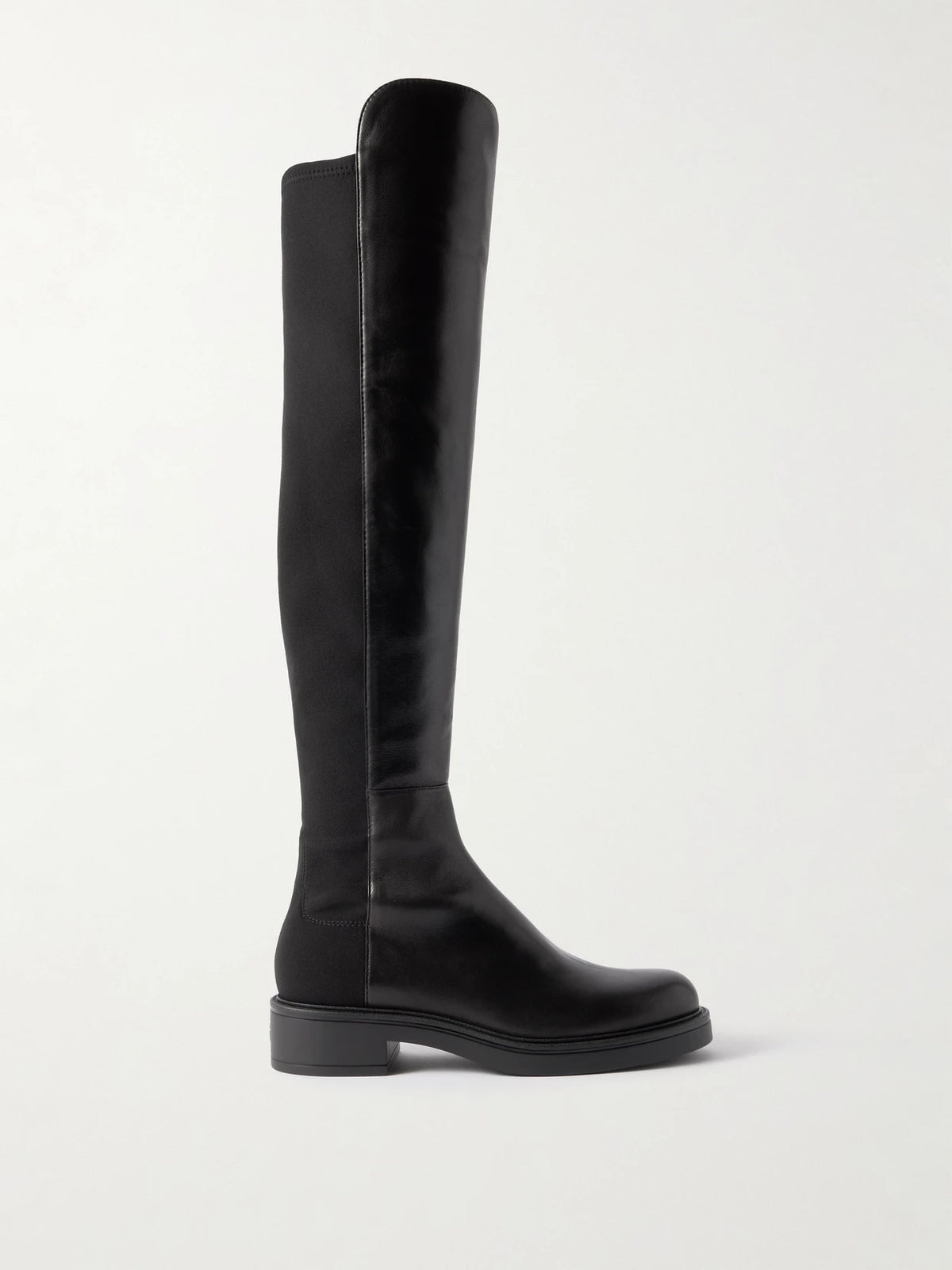 5050 Celia Stretch-paneled Leather Over-the-knee Boots