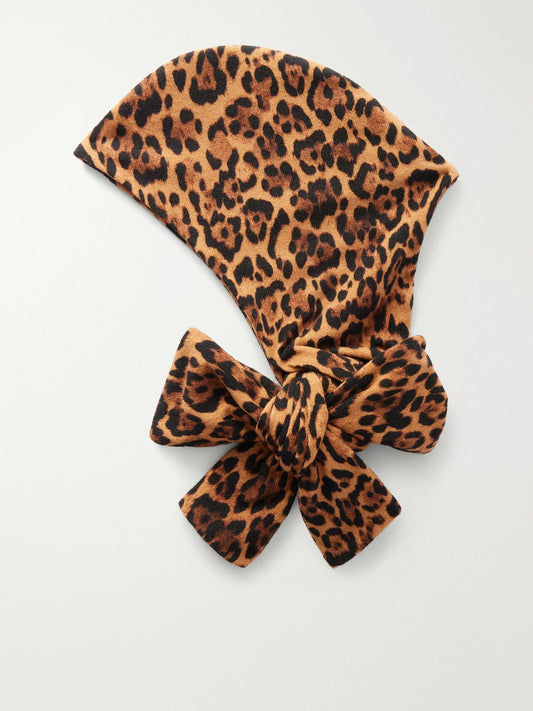 Anna Sui Honey Animal-print Jersey Wrap