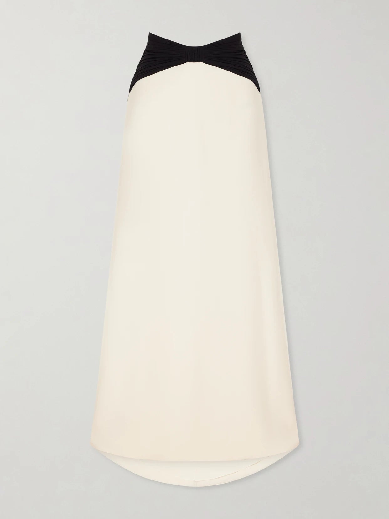 Image of a model wearing Skirts. Product name - Cady Maxi Skirt in Cream colour by brand - Valentino Garavani