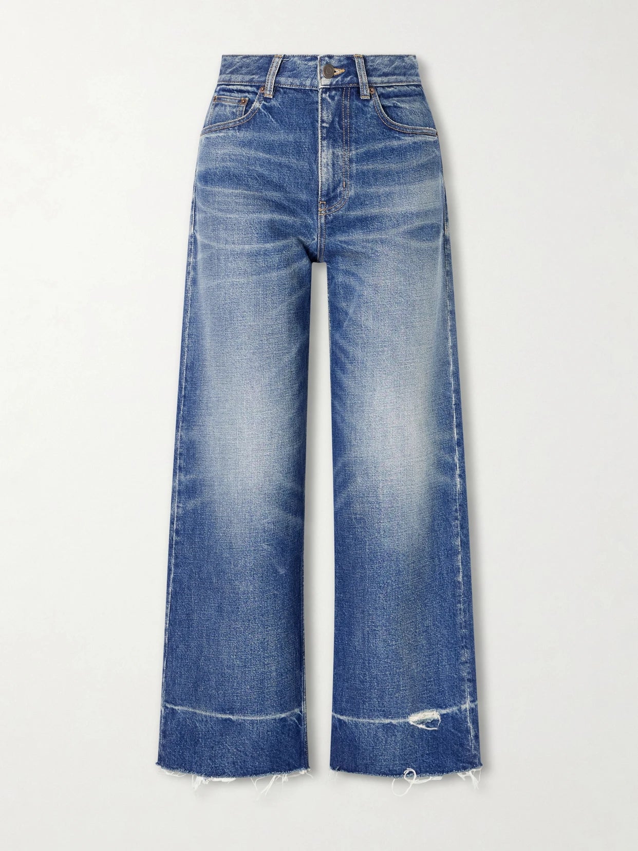 High-rise Wide-leg Jeans