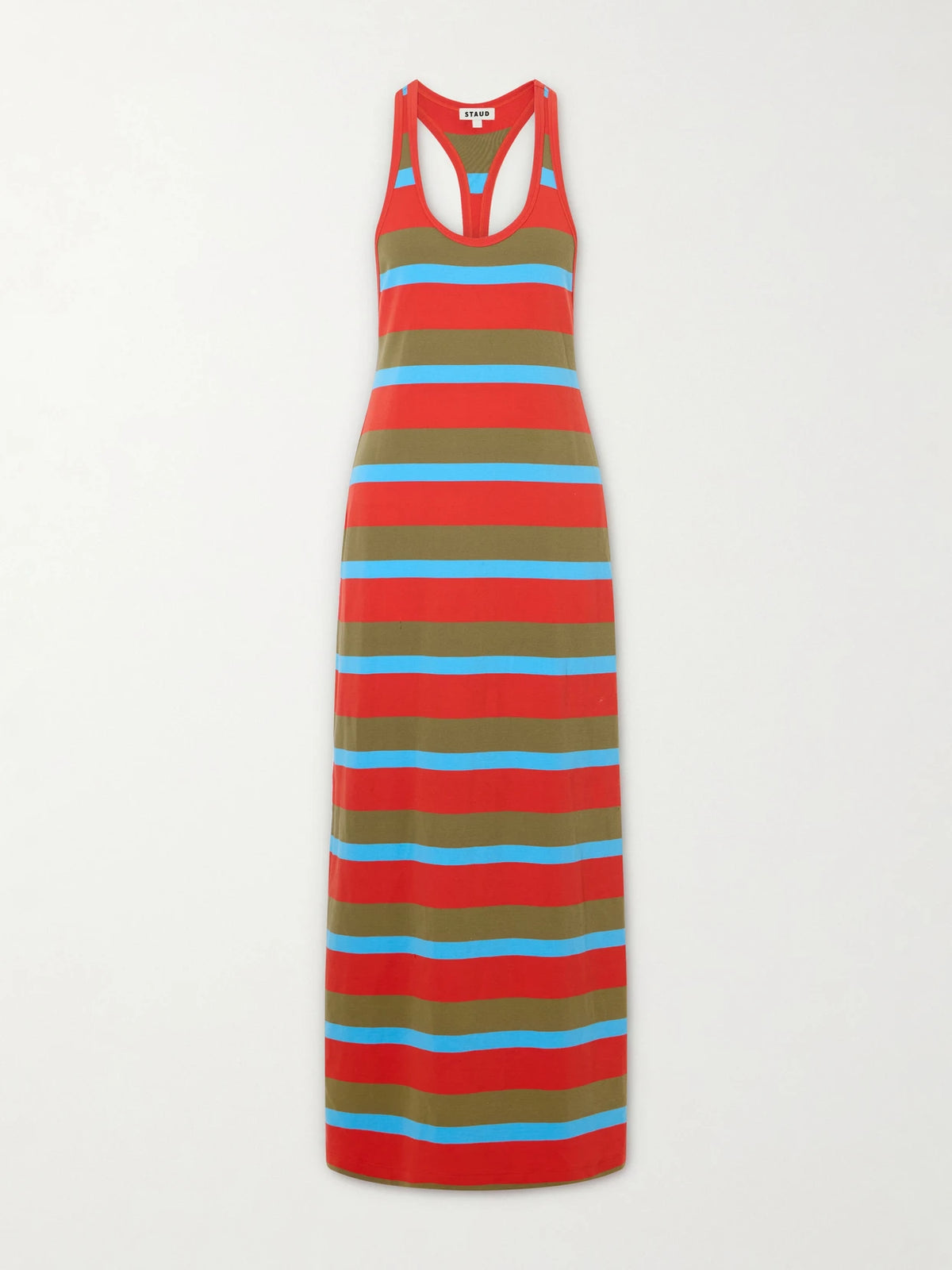 Encino Striped Cotton-blend Maxi Dress