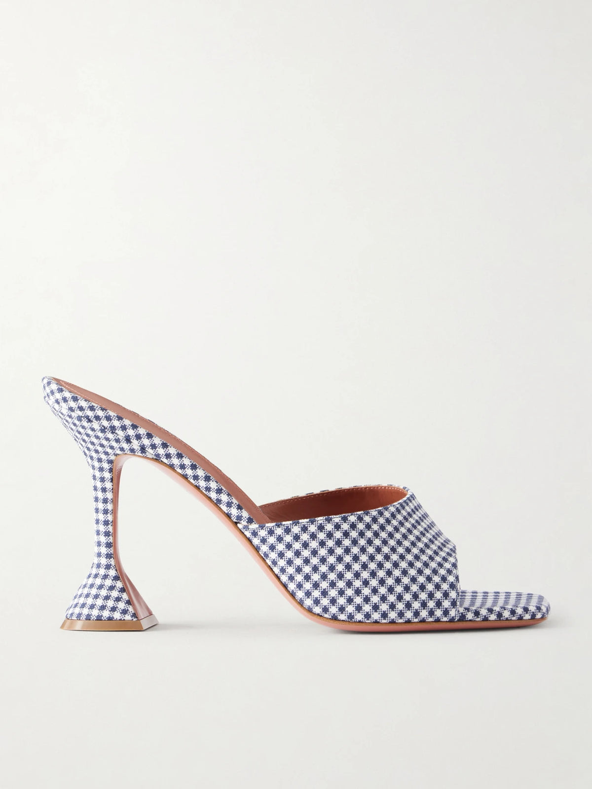 Lupita 95 Gingham Woven Mules