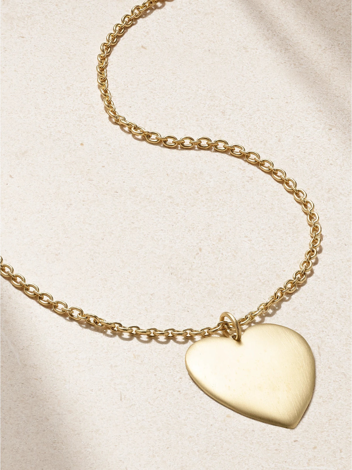 Large Heart 18-karat Gold Necklace