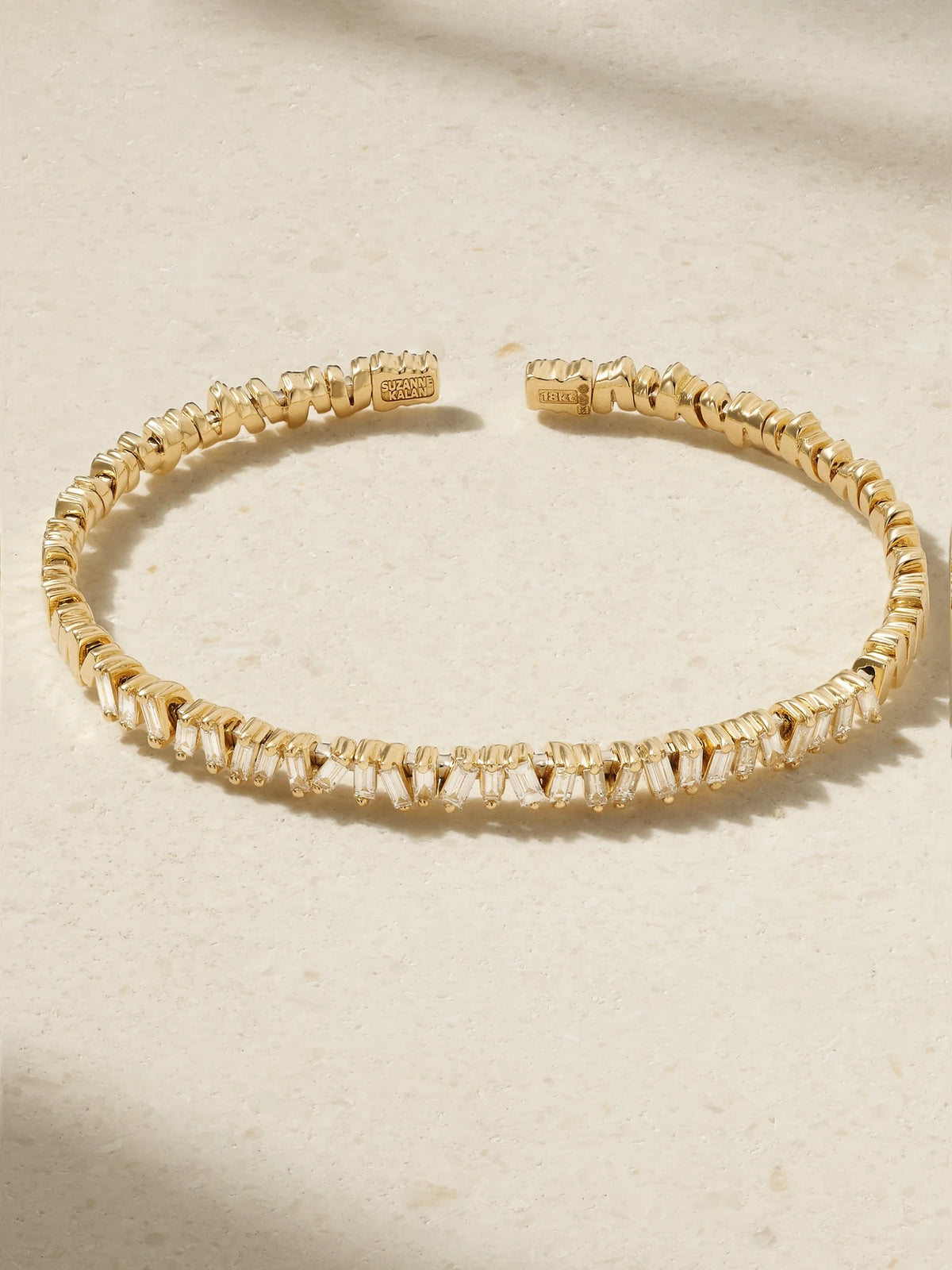 18-karat Gold Diamond Cuff