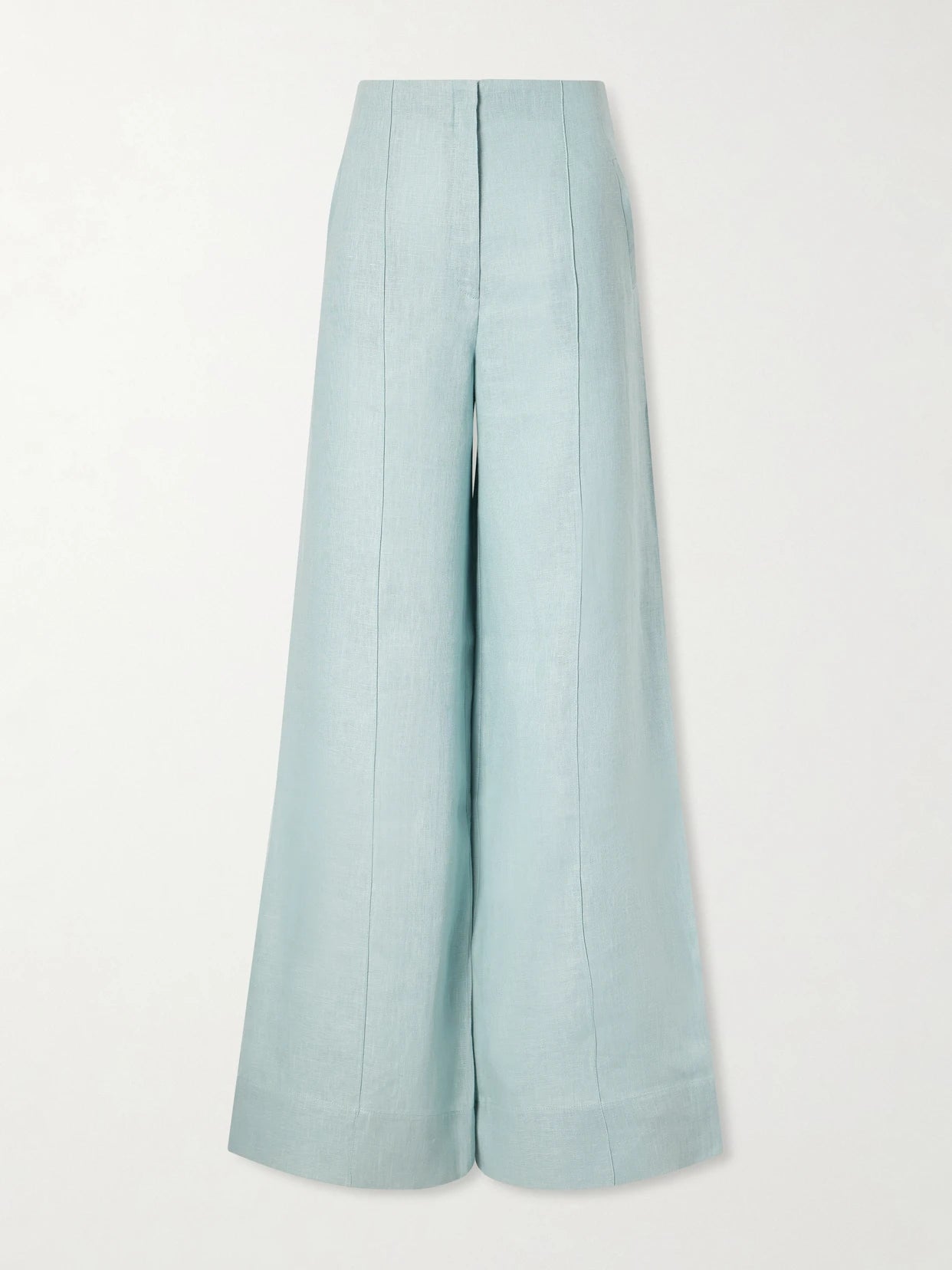 La Promesa Linen Wide-leg Pants