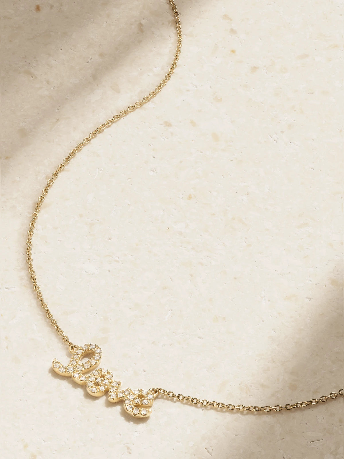 Love 14-karat Gold Diamond Necklace