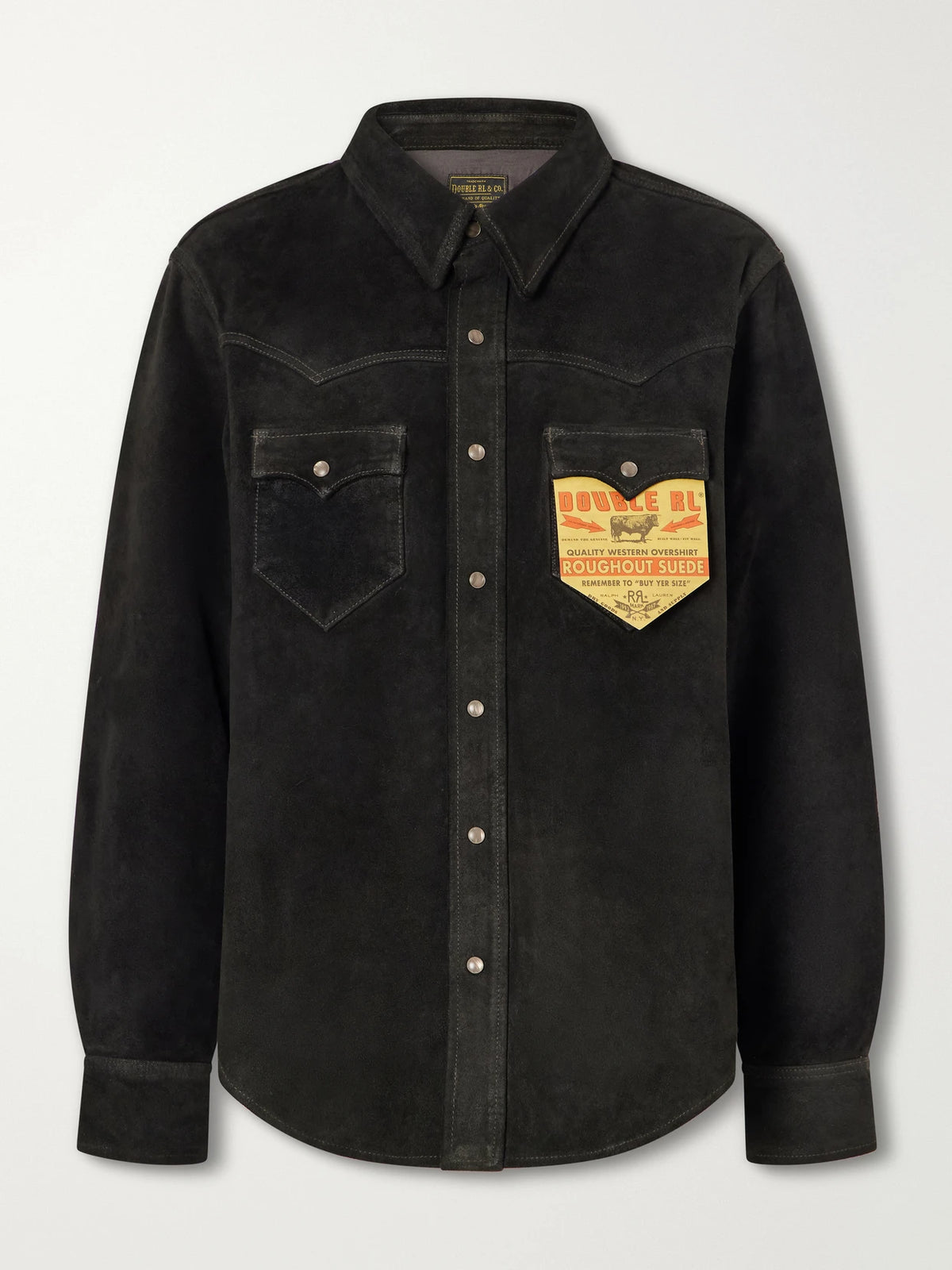 RRL Willett Paneled Suede Jacket