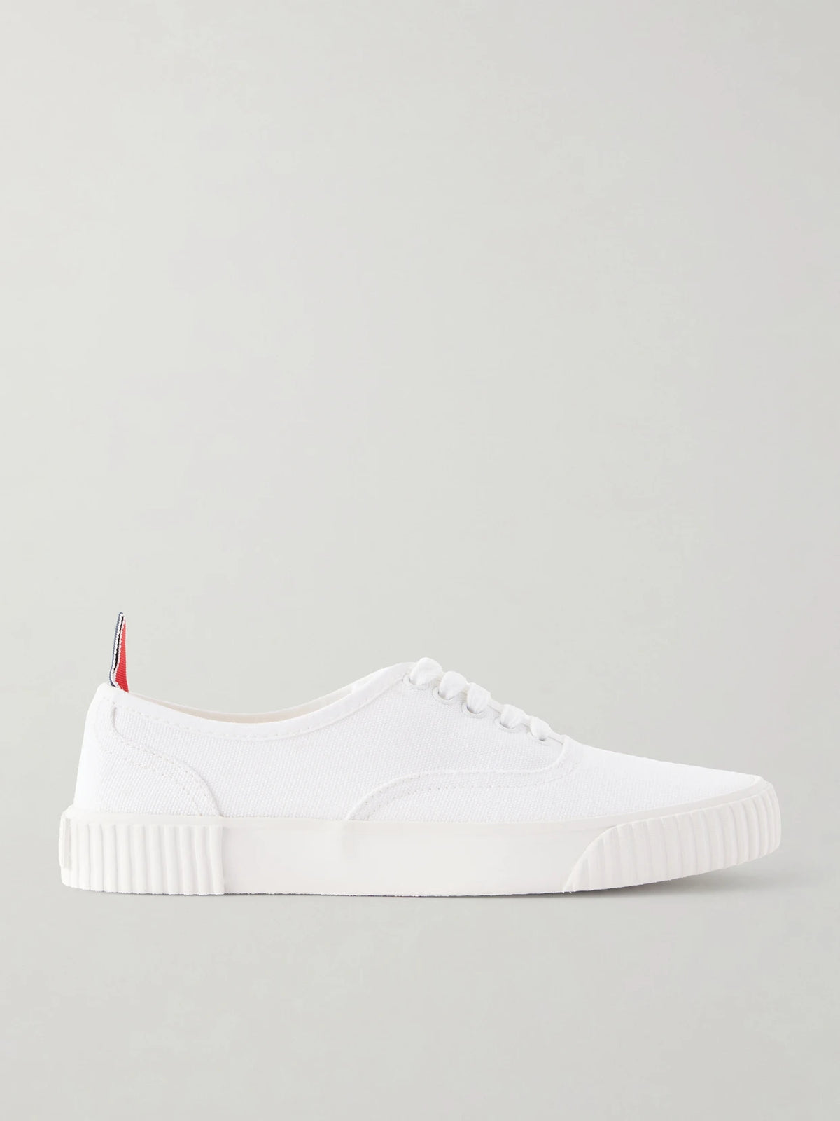 Heritage Grosgrain-trimmed Cotton-canvas Sneakers