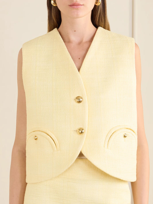 Gliss Cotton-blend Vest
