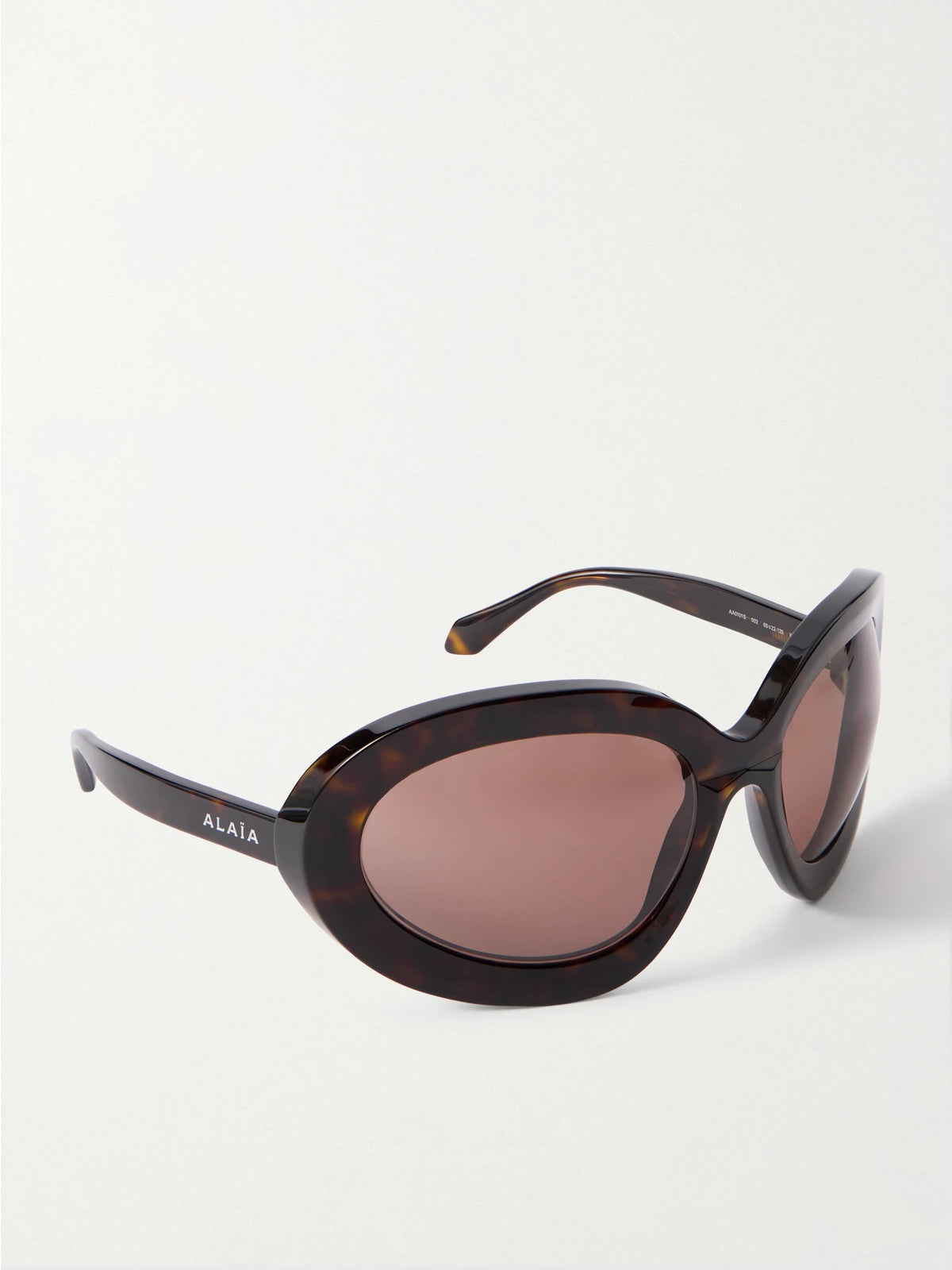 Alaïa Round-frame Tortoiseshell Acetate Sunglasses