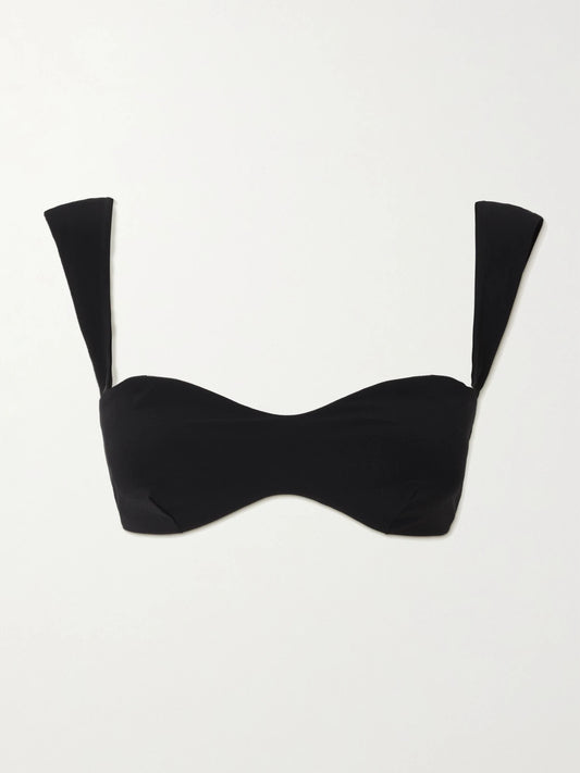 Image of Swimwear. Product name - Bikini Top in Black colour by brand - Magda Butrym