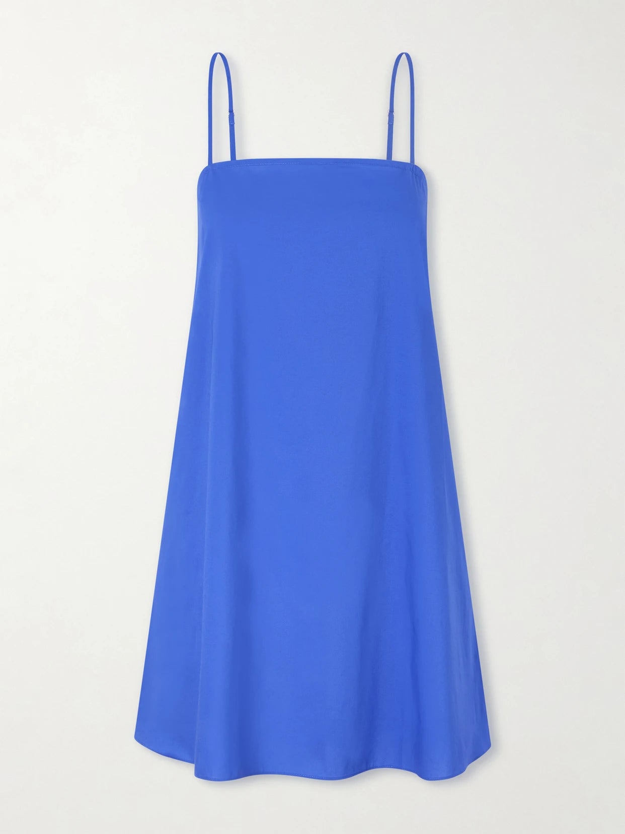 Image of Dresses. Product name - Sorra Cotton-poplin Mini Dress in Blue colour by brand - Faithfull