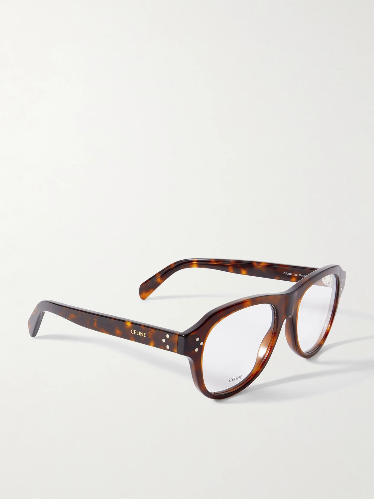 CELINE Eyewear Aviator-style Tortoiseshell Acetate Optical Glasses