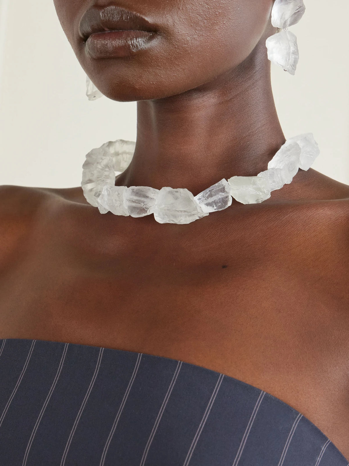 Image of Necklaces. Product name - Resin Necklace in Clear colour by brand - Completedworks