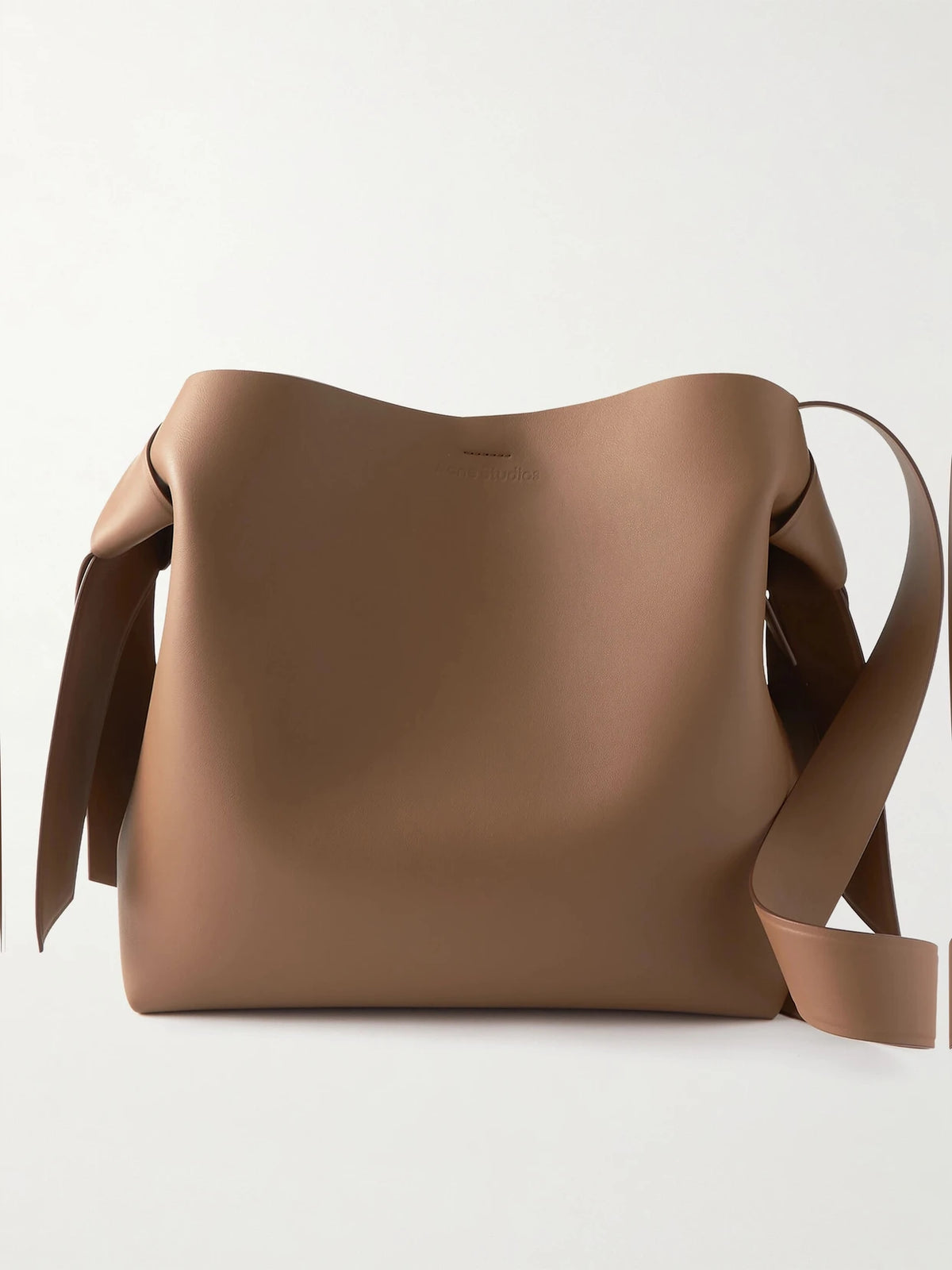Musubi Midi Knotted Leather Shoulder Bag