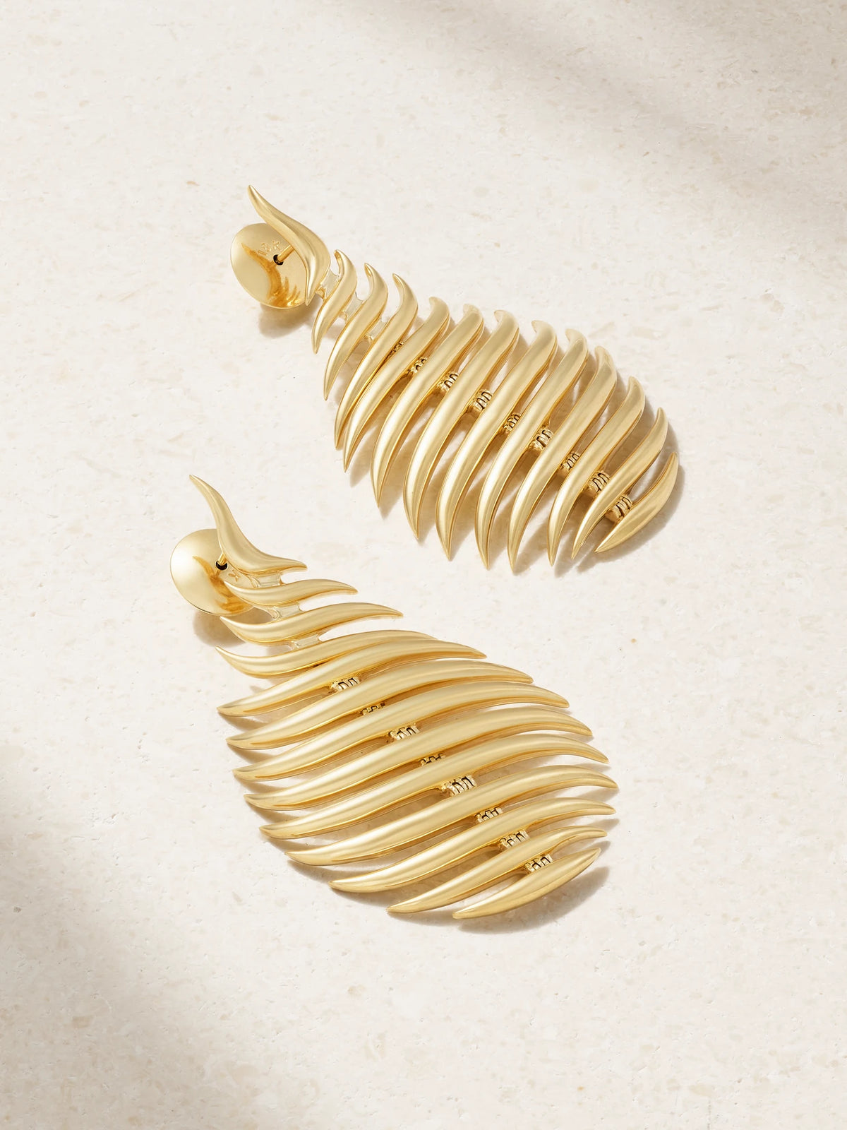Flame Medium 18-karat Gold Earrings