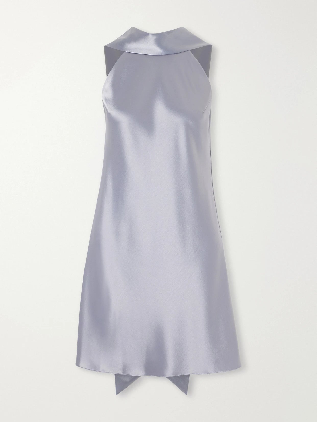 Siena Satin Halterneck Mini Dress