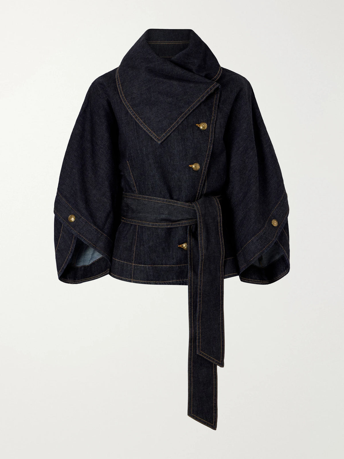 Zimmermann Valiant Belted Denim Jacket